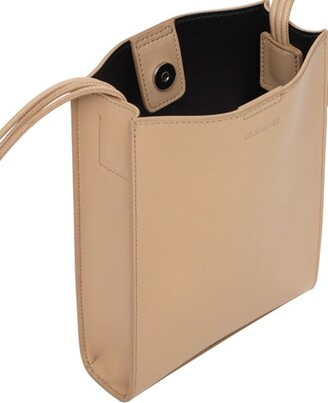 Jil Sander Small tangle leather shoulder bag