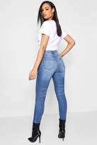 Thumbnail for your product : boohoo 30 Leg High Waist Skinny Jeans
