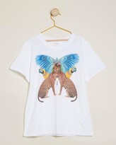 Thumbnail for your product : Camilla Girl's White Printed T-Shirts - Short Sleeve T-Shirt - Teens - Size 14 YRS at The Iconic