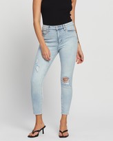 Thumbnail for your product : Articles of Society Women's Blue High-Waisted - High Lisa Ankle Hug Jeans - Size 26 at The Iconic