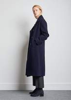 Thumbnail for your product : Y's Lambs Wool Double Breasted Coat Navy Size: JP 1