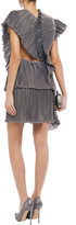 Thumbnail for your product : Lanvin Draped Plisse-organza Mini Dress