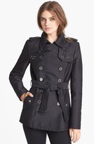 Thumbnail for your product : Sam Edelman Studded Double Breasted Trench Coat (Online Only)