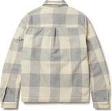 Thumbnail for your product : Albam Kennedy Wool Blend Overshirt Ecru