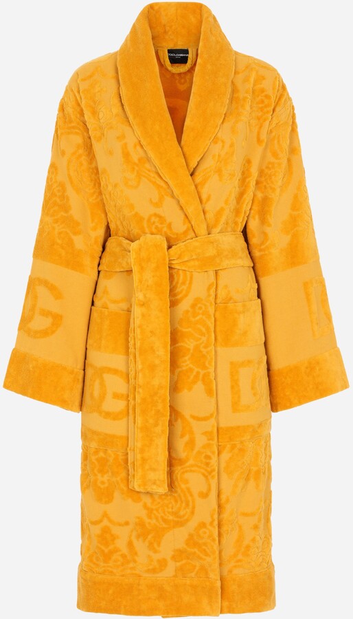 Dolce & Gabbana Bath Robe in Terry Cotton Jacquard ShopStyle