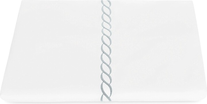 Matouk Classic Chain Cotton Percale Duvet Cover