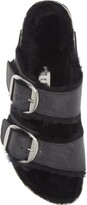 Thumbnail for your product : Birkenstock Arizona Big Buckle Genuine Shearling Lined Sandal