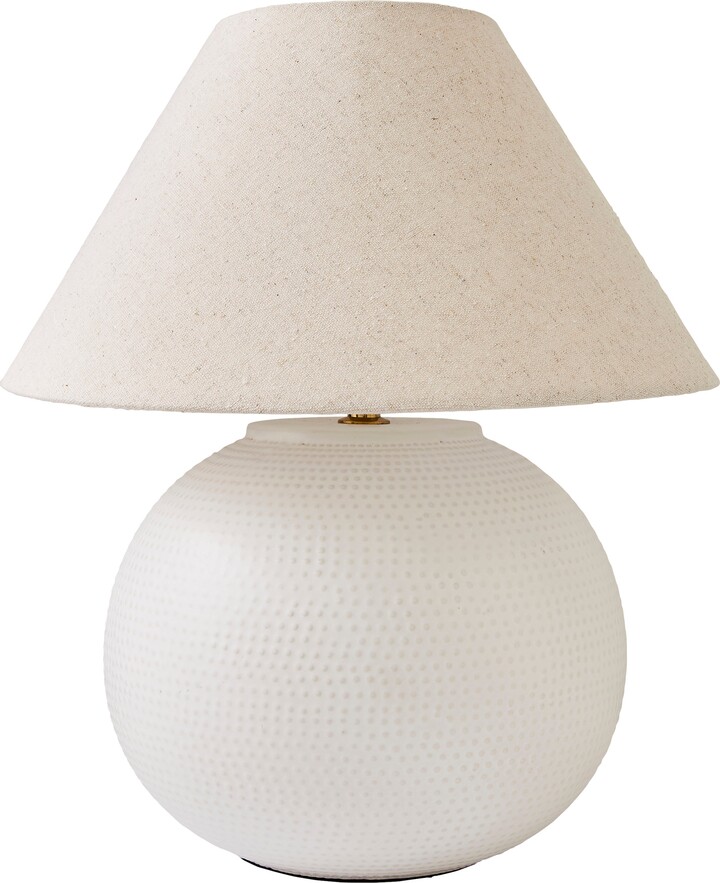 Dunelm Tierra Ceramic Table Lamp, Large White ShopStyle