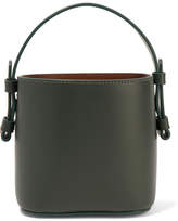 Thumbnail for your product : Nico Giani - Adenia Mini Leather Bucket Bag - Forest green