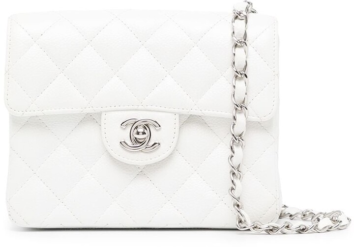 Chanel White Women's Shoulder Bags | Shop the world's largest 