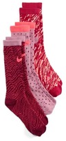 Thumbnail for your product : Nike Girl's 3-Pack Graphic Crew Socks