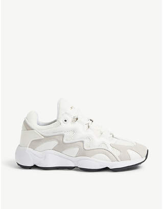 Sandro Atomic leather trainers