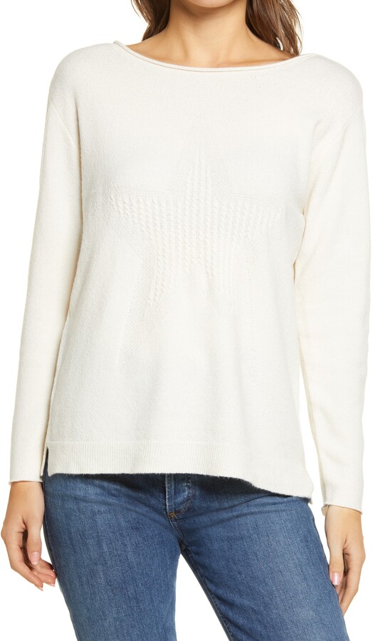 Off White Cable Knit Sweater | Shop the world's largest collection 