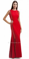 Thumbnail for your product : JS Collections Sheer Sequin Panel Evening Dress