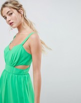 Thumbnail for your product : ASOS DESIGN Cut Out Midi Dress With Cami Straps