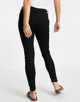Thumbnail for your product : Don't Think Twice DTT Maternity Ellie under the bump skinny jeans in black