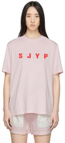 Thumbnail for your product : Sjyp Pink Logo T-Shirt