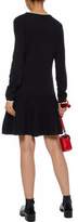 Thumbnail for your product : Ganni Mercer Embroidered Wool-blend Dress