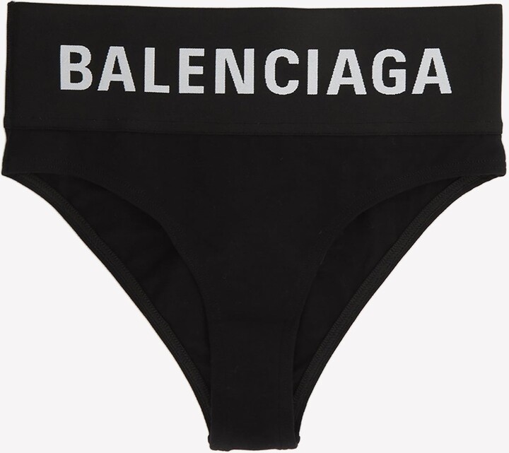 Balenciaga Slip Panty in Black - ShopStyle Panties