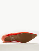 Thumbnail for your product : Marks and Spencer Kitten Heel Pointed Court Shoes