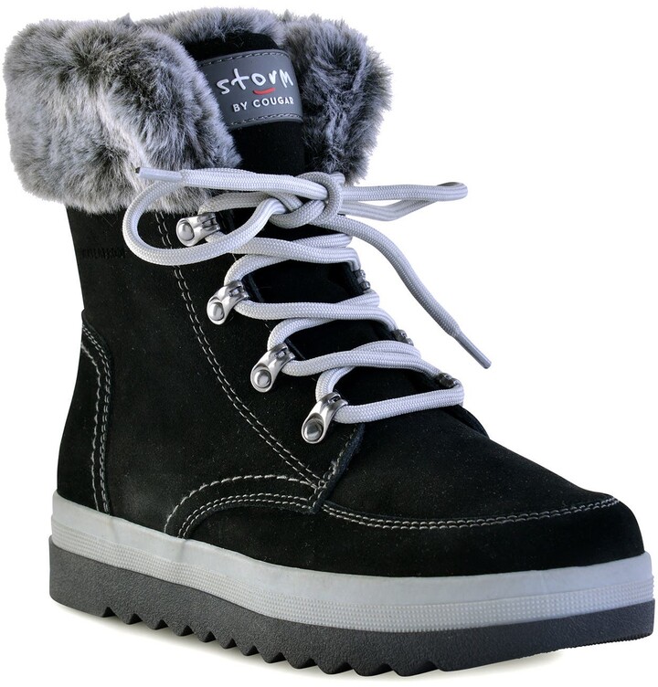 Cougar Melody Waterproof Faux Fur Trimmed Boot - ShopStyle