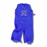 Thumbnail for your product : Mam Baby Boum Unisex Baby Lightweight Cotton Rich 1.0 Tog Sleeping Bag  Jumpsuit with 3D Wording If Says No, Ask Dad Sleepsuits