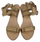 Thumbnail for your product : Belle by Sigerson Morrison Leather Ankle-Strap Sandals