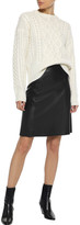Thumbnail for your product : Iris & Ink Sofie Leather Skirt
