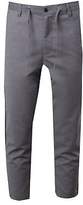 Thumbnail for your product : boohoo Mens Cropped Taped Formal Trouser