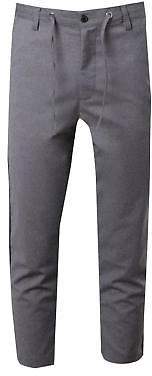 boohoo Mens Cropped Taped Formal Trouser