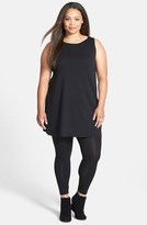 Thumbnail for your product : Eileen Fisher Washable Wool Crepe Jersey Dress (Plus Size)