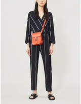 Thumbnail for your product : Maje Panti V-neck pinstriped woven jumpsuit