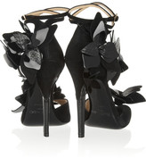 Thumbnail for your product : Jimmy Choo Tallula embellished suede sandals