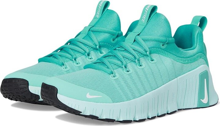 Nike Free Metcon 6 Women's Shoes Bleached Turquoise/White/Washed Teal/Teal Tint/Black : 6 M Textile