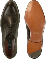 Thumbnail for your product : Fratelli Rossetti Dark Brown Calf Leather Cap Toe Oxford Shoes