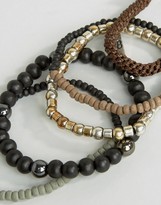 Thumbnail for your product : ICON BRAND Mixed Beaded Bracelet Pack