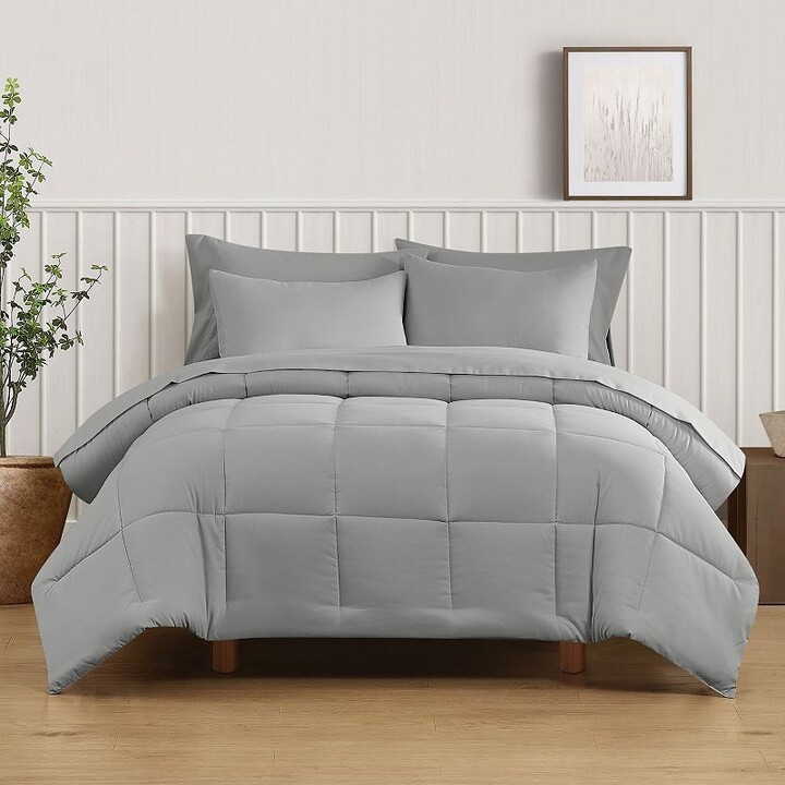 Truly Soft Solid Comforter Set