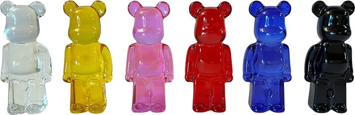 Baccarat Be@rbrick Set Of 6 Figurines