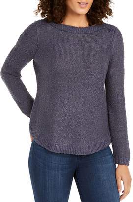 INC International Concepts Petite Shine Pullover Sweater