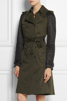 Thumbnail for your product : Altuzarra for Target Contrast-sleeve stretch-cotton twill trench coat