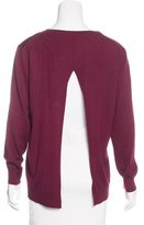 Thumbnail for your product : Miu Miu Long Sleeve Crew Neck Sweater