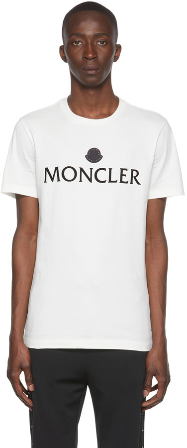 Moncler Monogram Zip-Up Hoodie - Hvit