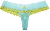 Thumbnail for your product : Wet Seal Eyelet Trim Lace Thong