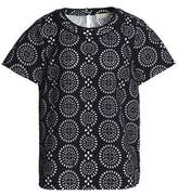 Thumbnail for your product : MICHAEL Michael Kors Layered Laser-cut Jersey And Mesh T-shirt