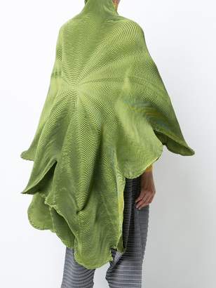 Issey Miyake frilled shawl jacket