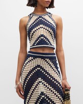 Thumbnail for your product : Zimmermann Chintz Hand Crochet Tank Top