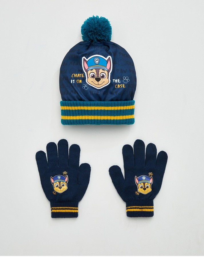 Paw Patrol Toddler Boys Hat and Gloves Set Multi ShopStyle