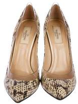 Thumbnail for your product : Valentino Embellished Pointed-Toe Pumps