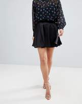 Thumbnail for your product : ASOS DESIGN Satin Full Circle Mini Skirt