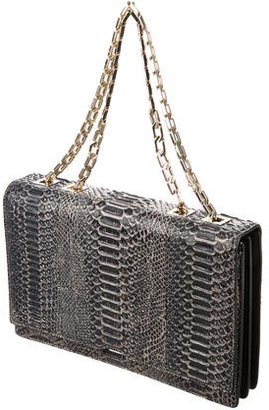 Victoria Beckham Python Hexagonal Chain Bag